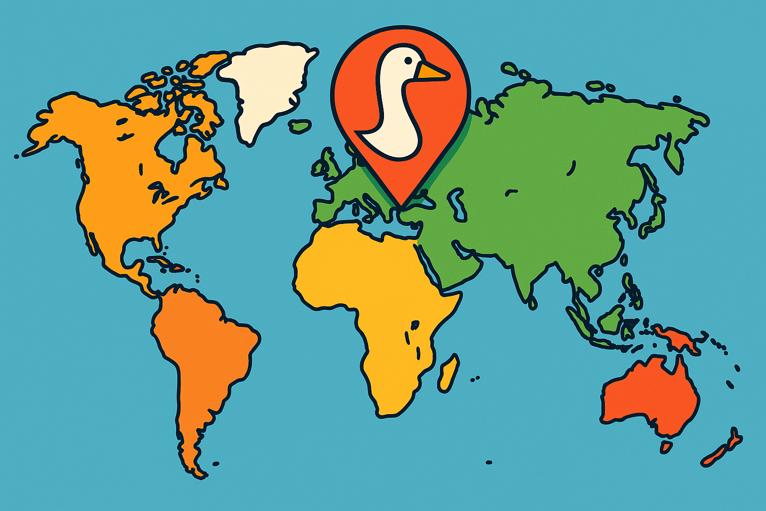 Our global HQ map